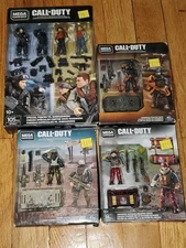 Mega Construx - Call of Duty - Collection Of 4 Sets: GFW67 GDG50 GCN93 GFW77 New