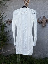 3-1 Phillip Lim Dress - Knitted White Ivory Bodycon Size XS