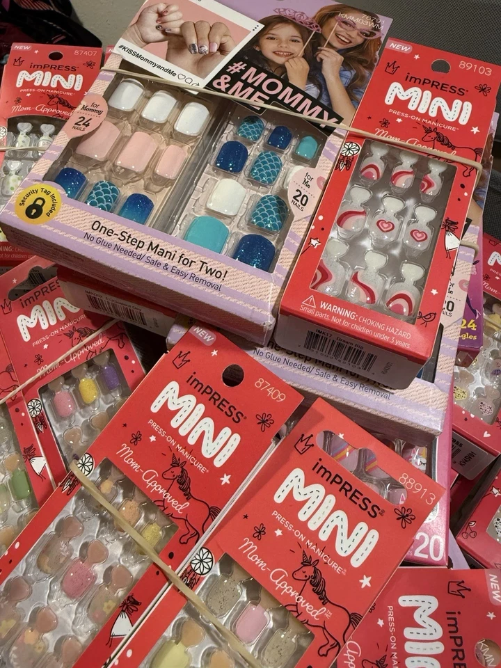 Uñas de beso, uñas prensadas, Broadway, Little Diva, Impress, rosa por beso,👀Mi página++ Foto 2 de 4