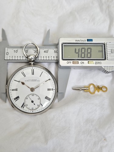 Benson Fusee Pocket Watch Silver Gents *FULL WORKING ORDER *1871* London. - Picture 17 of 17