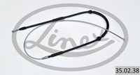 Linex Bremsseil Seilzug Feststellbremse 35.02.38 FüR Renault Kangoo 2 KW0 Be Bop