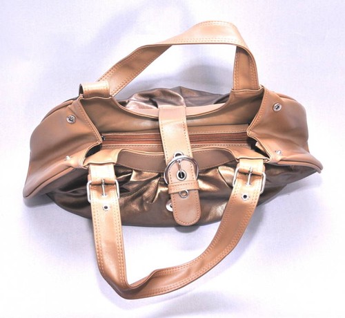 NUEVO CON ETIQUETAS ELEGANTE Bolso de Mano Clásico de Moda Tailandesa de Bronce - Imagen 7 de 8