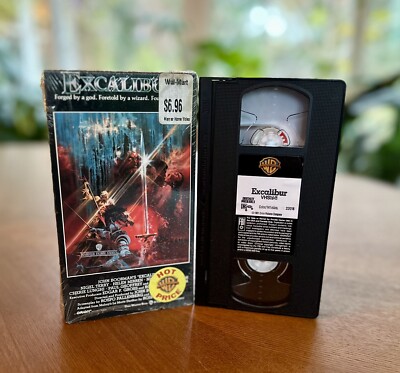 Excalibur (VHS, 1981)  Helen Mirren Orion Pictures Warner Bros Vintage