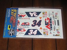 Slixx NASCAR 1530 34 AFG Glass J. Green Chevy Monte Carlo Waterslide Decal 1/24