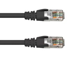 Image of 1M CAT 5e UTP PATCH CABLE - BLACK
