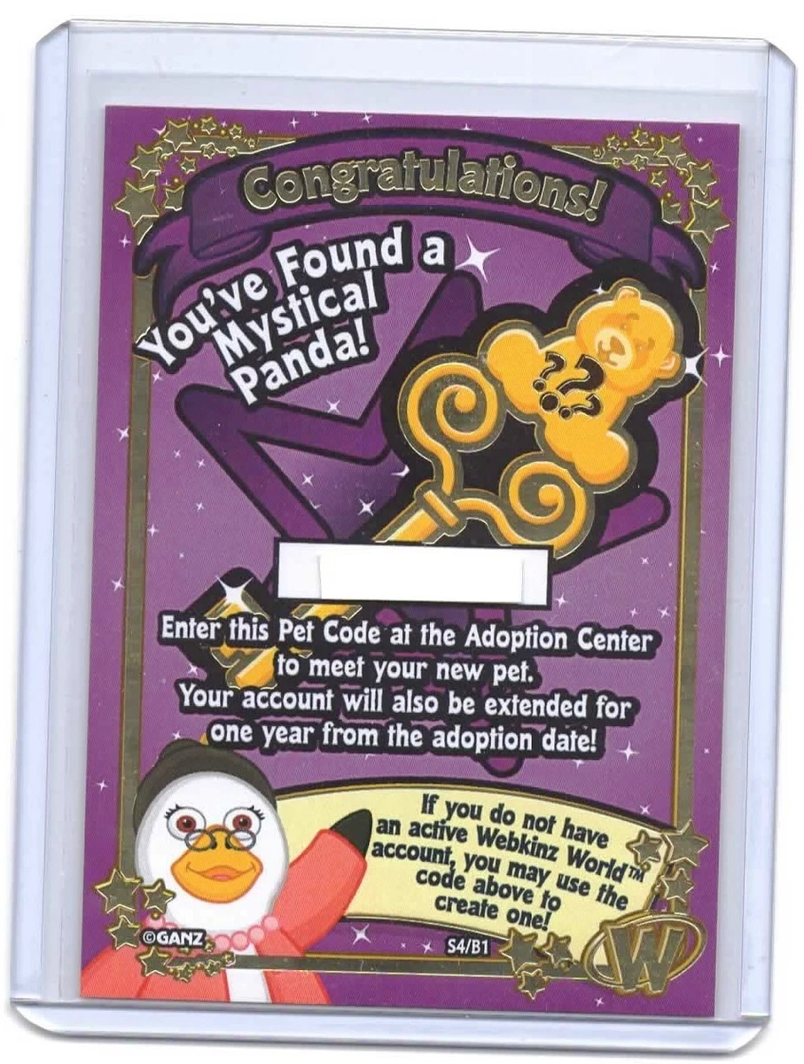 Webkinz mystical sale panda