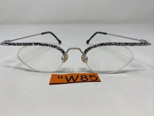 Fashion Germany 1216 104 47-22-135 Silver Decorative Eyeglasses Frame “W85 - Picture 8 of 8
