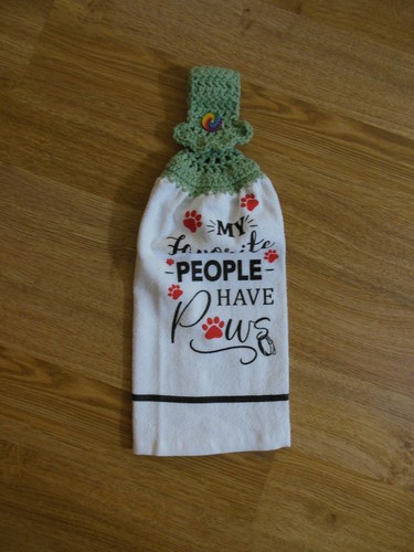Handmade Crochet top Kitchen Hanging Hand Towels You Choose color / design - Picture 72 of 108