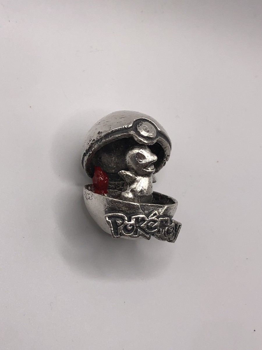 4oz Pure Silver Pokémon Ball Hand Poured .999fs Limited Edition
