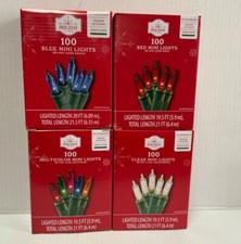 Holiday Time 100-Count Red/Blue/Clear/Mixed Incandescent indoor/outdoor Lights