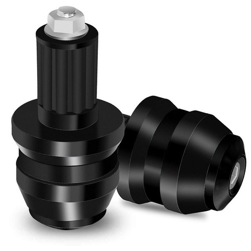 Manillar de motocicleta CNC de 7/8" 22 mm empuñaduras tapa barra extremo enchufe deslizante aluminio - Imagen 7 de 9
