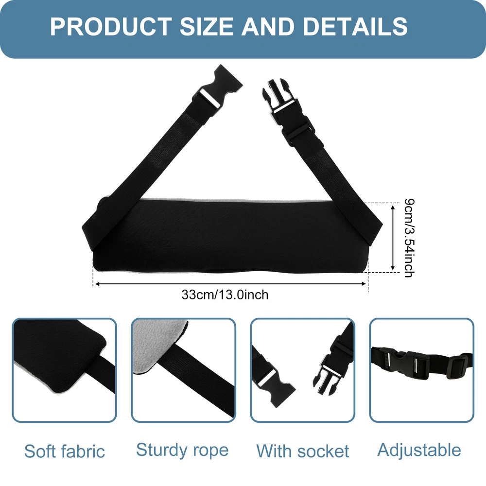 Travel Pillow Alternative Portable Neck Support Band Adjustable Head♔