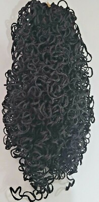 Handmade Crochet Super Jumbo Braid Micro Curl  Medium Brown#4   same as 3pkgs 
