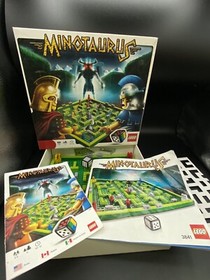 Lego Game Minotaurus 3841 Board Game Box Mini Figures Manuals READ