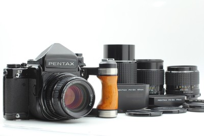 Pentax 6x7 67 TTL 105mm 200mm Wレンズセット 美品 【公式通販】