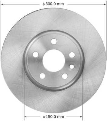 Disc Brake Rotor Bendix PRT6015