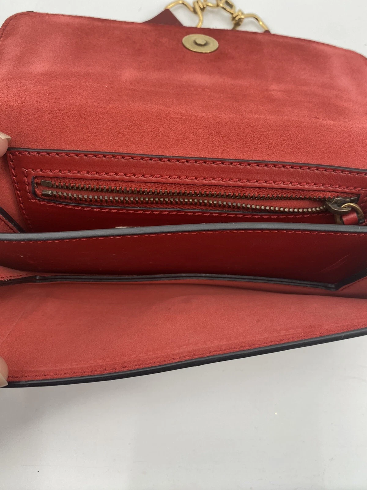 Borsa Valentino rossa maschera africana borsetta pelle RARA passerella piccola pochette