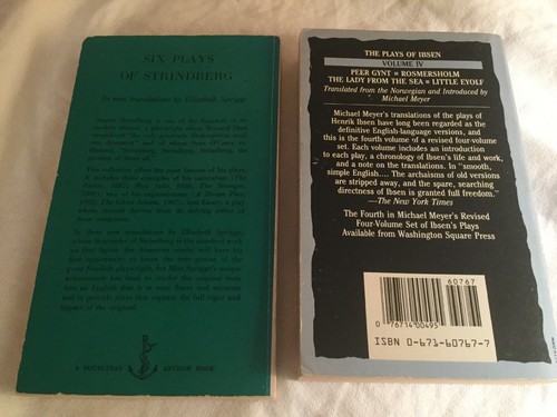 2 PBs: Six Plays of Strindberg & The Plays of Ibsen Vol IV - VG++!! - Picture 2 of 4