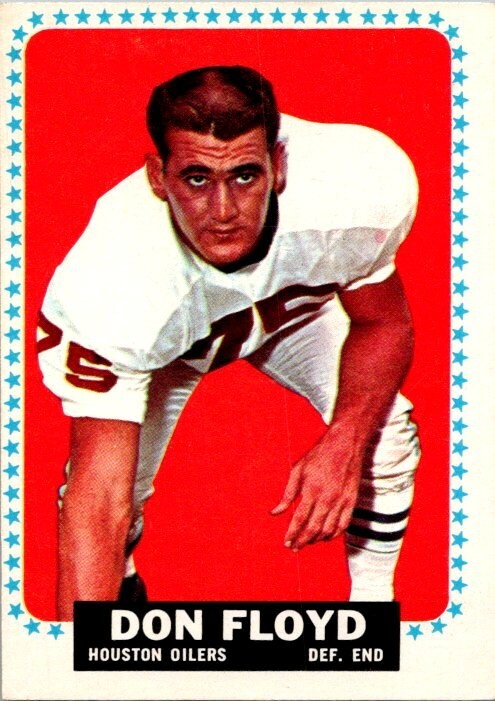 1964 TOPPS FOOTBALL #73 DON FLOYD (SP)           MID GRADE  IO
