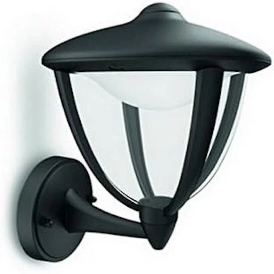 Philips robin led outdoor 2024 wall lantern black