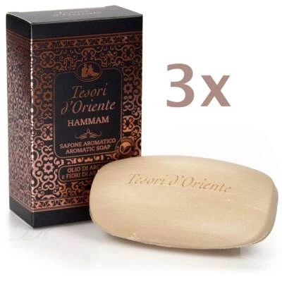 TESORI D'ORIENTE tesori d´Oriente Hammam aromatische Seife 3x 150 g Handseife
