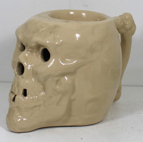 Vintage Skull Skeleton Mug CUP TEPCO USA CHINA Heavy - Picture 2 of 6