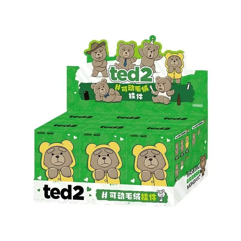 ed 2 Posable Oso de Peluche Llavero Caja Ciega Confirmada Figura Juguete Caliente Regalo Foto 3 de 4