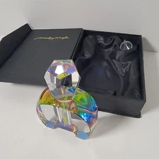 Vtg Marilyn Miglin Crystal Perfume Vanity Bottle Refillable in Original Box