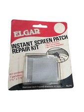 Screen Repair Snap In Aluminum Metal Instant Patch Silver Squares Window Door 7
