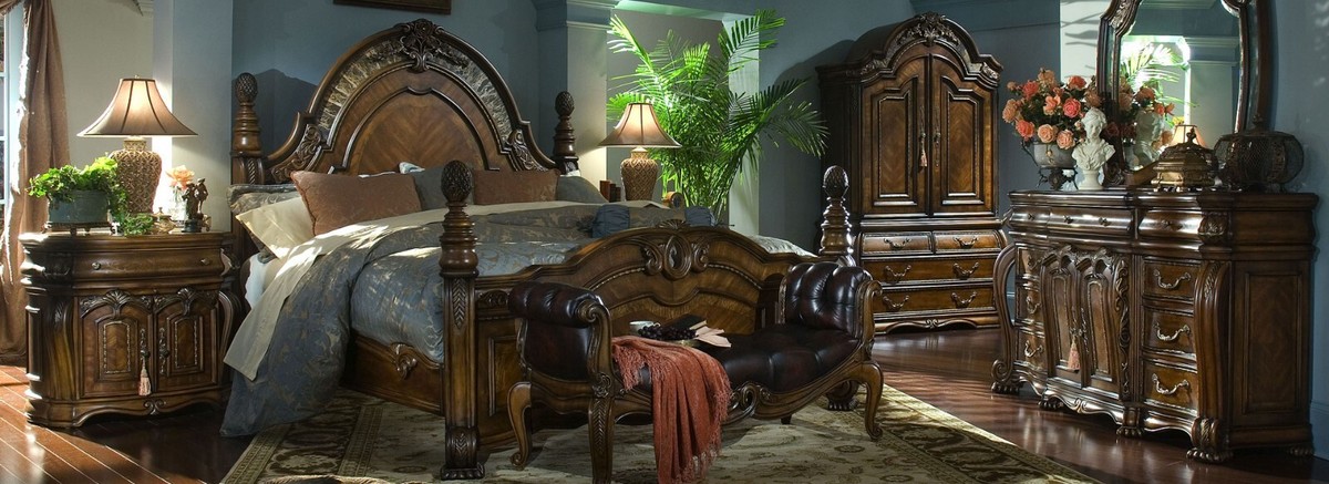 AICO by Michael Amini 5PC Oppulente queen size bedroom set | eBay