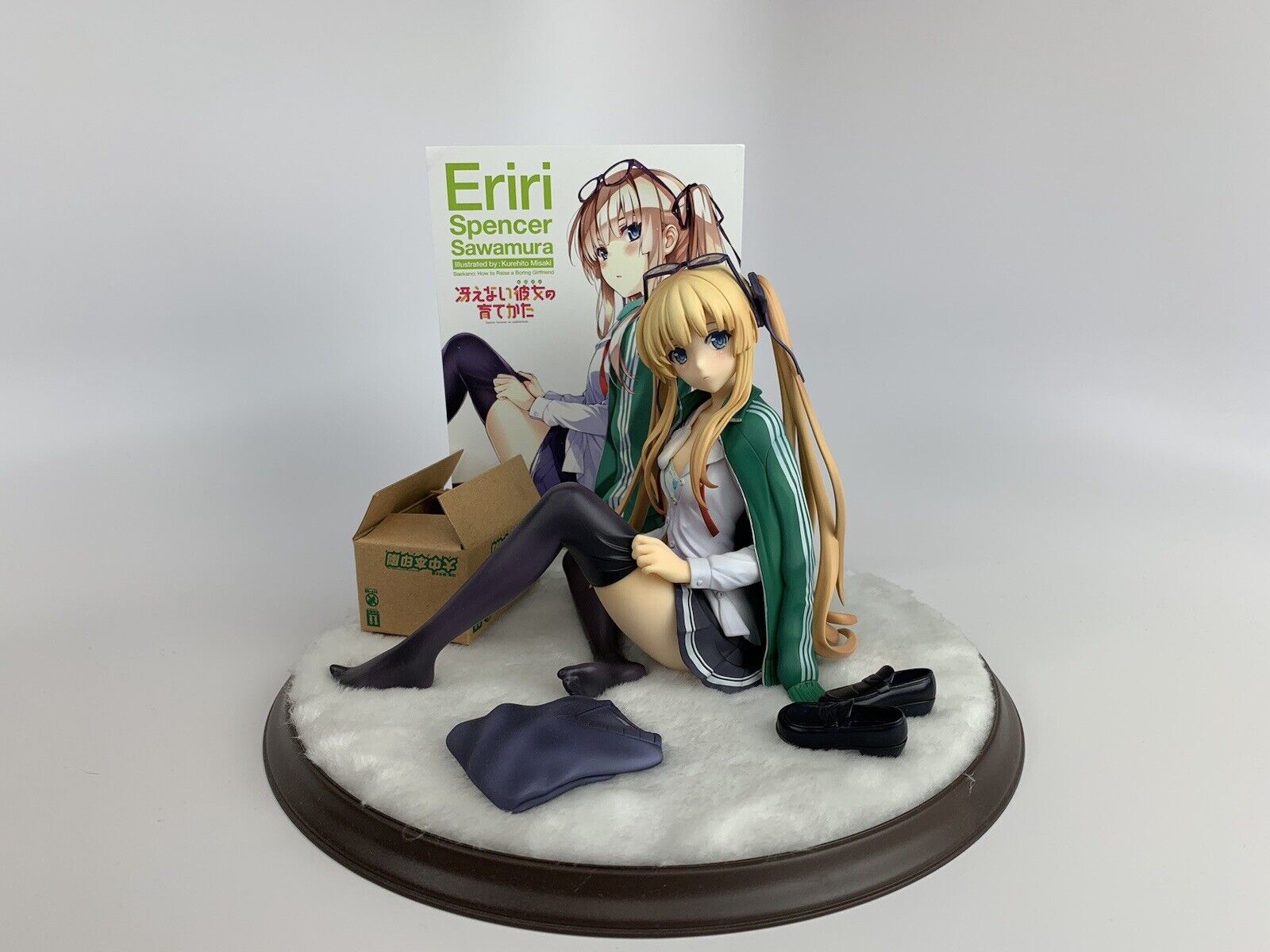 Japanese Anime Saenai Heroine No Sodatekata Eriri Spencer Sawamura Book  Ver. PVC Action Figure Anime Figure Model Toys Gift - AliExpress