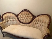 Kimball Reproductions Cameo Sofa in Victorian Style