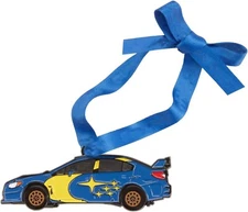 Subaru Official Christmas Rally Team USA Motorsports CAR Tree Ornament Wrx Sti