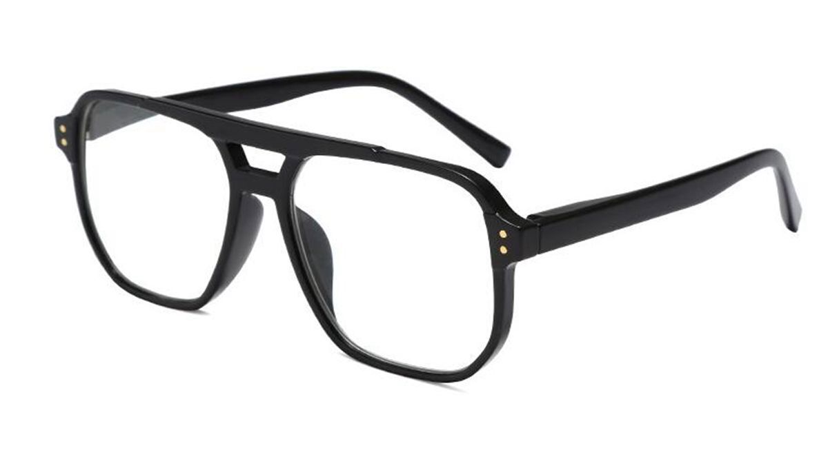 Men Women's Double Beam Retro Square Business Reading Glass +1.0~+4.0 4.5 +6.0