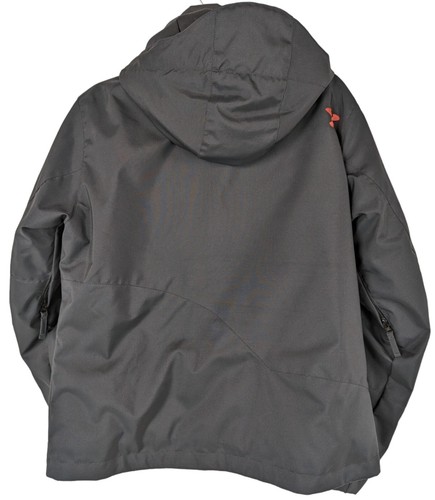 Dna Descente Woman's Size 12 Black Orange Hooded Lined Winter Snow Ski Jacket - Picture 6 of 17