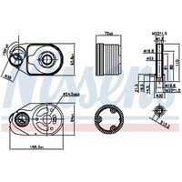 ÖLküHler 158 X 95 Passend FüR Fiat Ducato Pritsche Fahrgestell 250 290 250