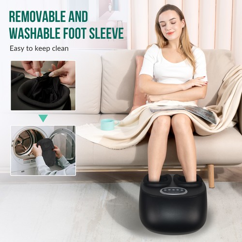Snailax Shiatsu Foot Massager Machine with Heat,Massage for Pain Relief Black - Picture 7 of 9