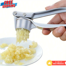 1pc Aluminum Alloy Garlic Press, Size: 15.5cm...