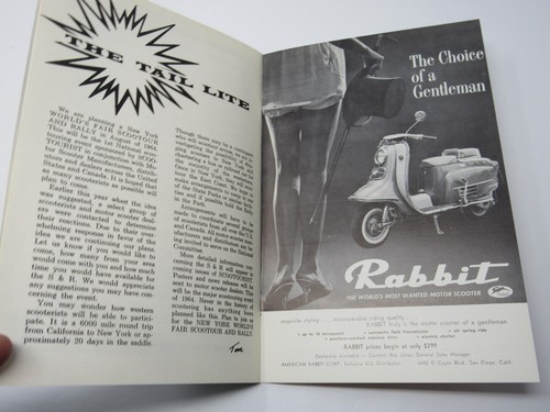 Scootourist Motor Scooter Digest 1963 Lambretta Vespa CA 15 MPH Law - Picture 8 of 8
