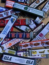 College Key Fobs , Key Chains, Wristlet, College Gift, **See Item Description**