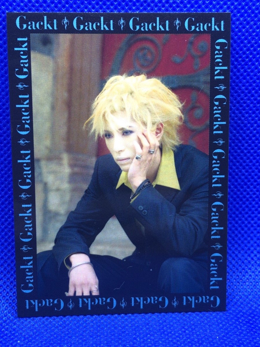 Gackt Trading Card No.74 licensed wU-sheng solo debut Japan 2000 F