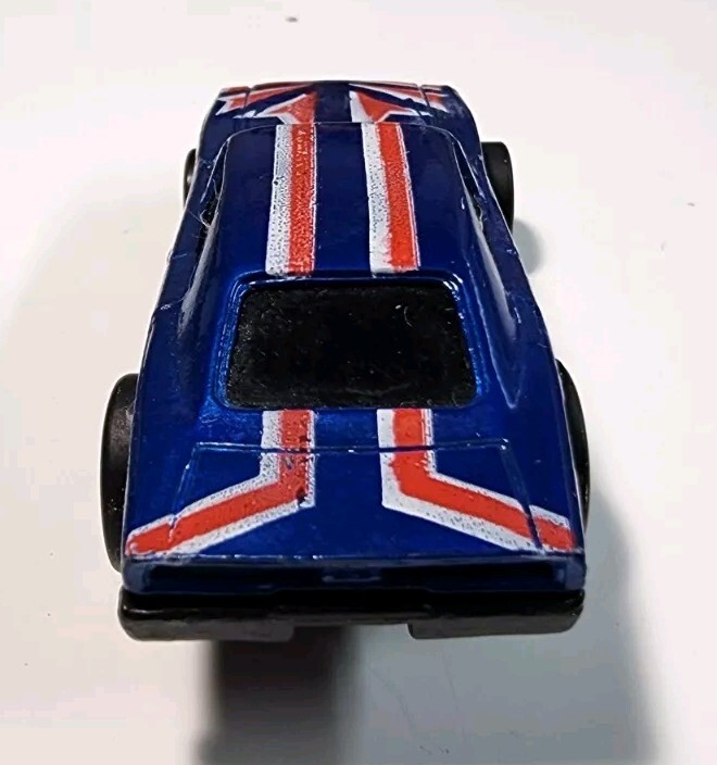 Vintage Zee Toys Zylmex #4001 Blue 69 Dodge Charger 1/64 Diecast