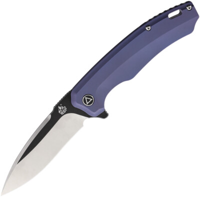 New QSP Knife Woodpecker Framelock Purple QS116-C II