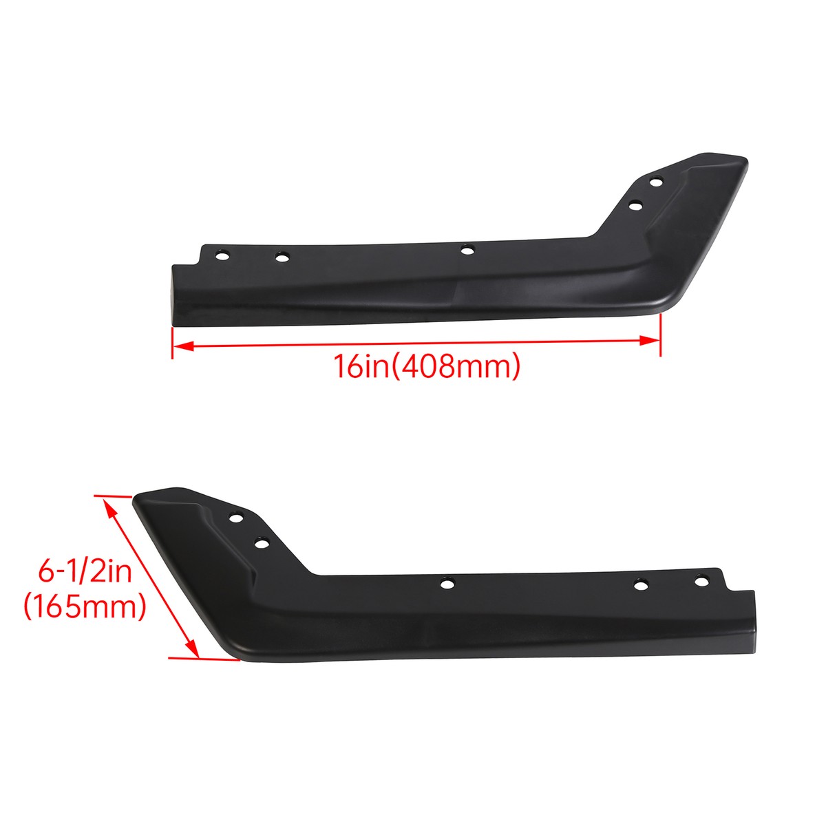 専用　③ Rear Spat Bumper Valance Lip Spoiler Polyurethane For 2015-2021