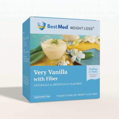BestMed - Very Vanilla with Fiber | Pudding & Shake | Keto Diet Friendly 7/ct