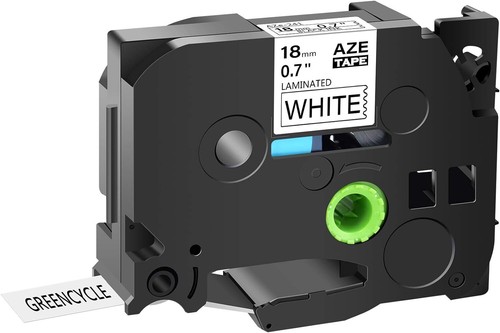 1 Stück Greencycle 0,7" Schriftband für Brother TZ241 TZe241 PT 1830 1890 D600VP 9700