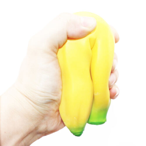 Realistic Banana Squeeze Toy Fruit Stretchy Fidget Sensory Toy Relieve Stress - Picture 8 of 10