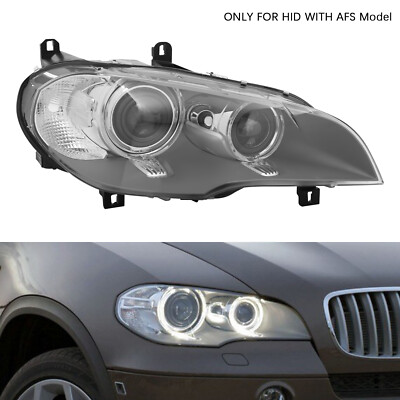 Headlight Passenger Side For 2011-2013 BMW X5 Adaptive Headlamp w/AFS Xenon/HID