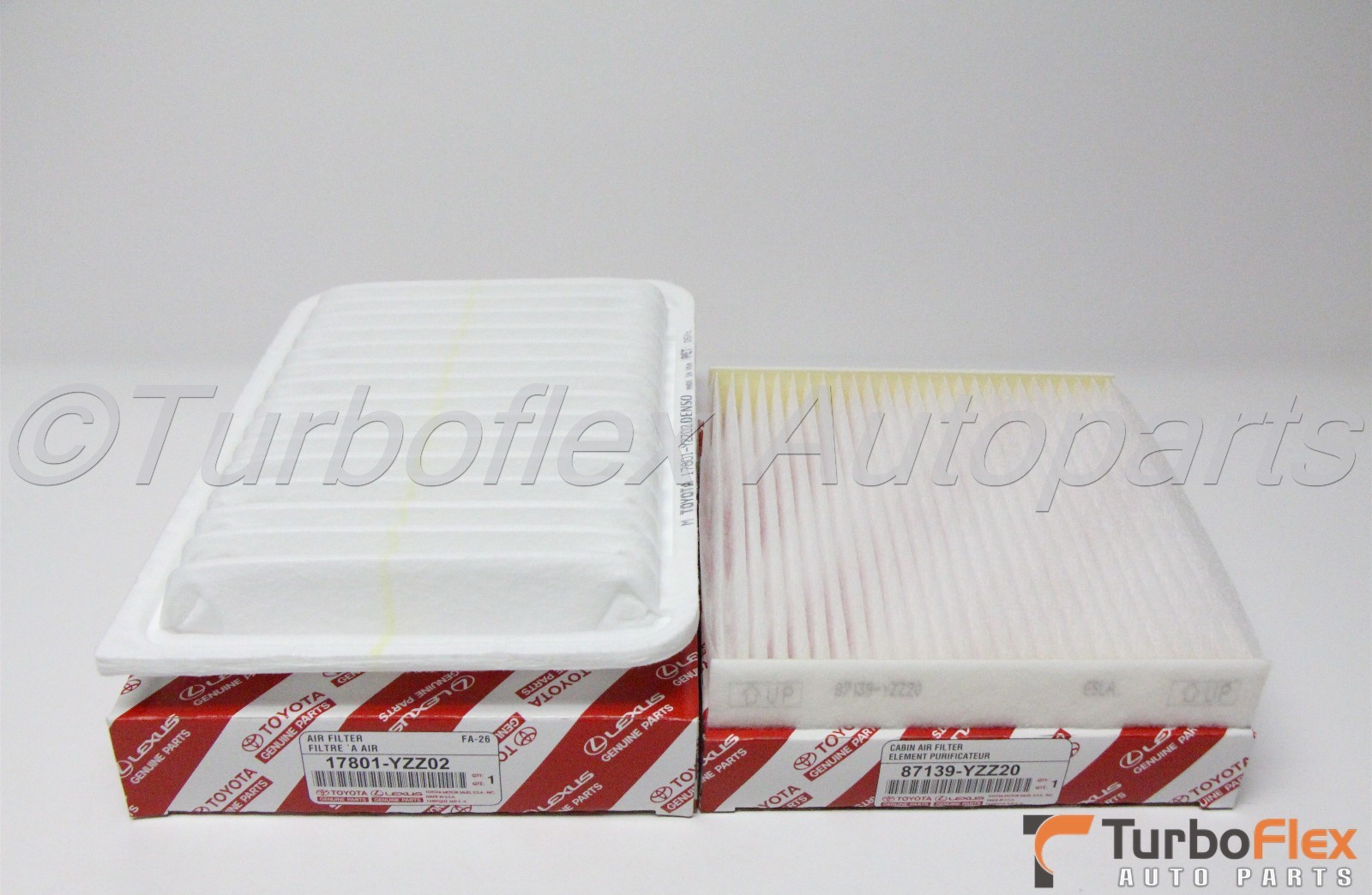 Toyota Camry 4Cyl. 07-17 / Venza 4Cyl. 09-16 Genuine  Air & Cabin Filter Kit