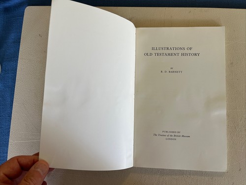Barnett, R D ILLUSTRATIONS OF OLD TESTAMENT HISTORY 1st Ed., Reprint 1968. - Imagen 3 de 7